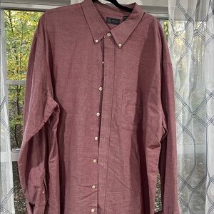 Arrow Men's Casual Burgundy Button-Down Shirt